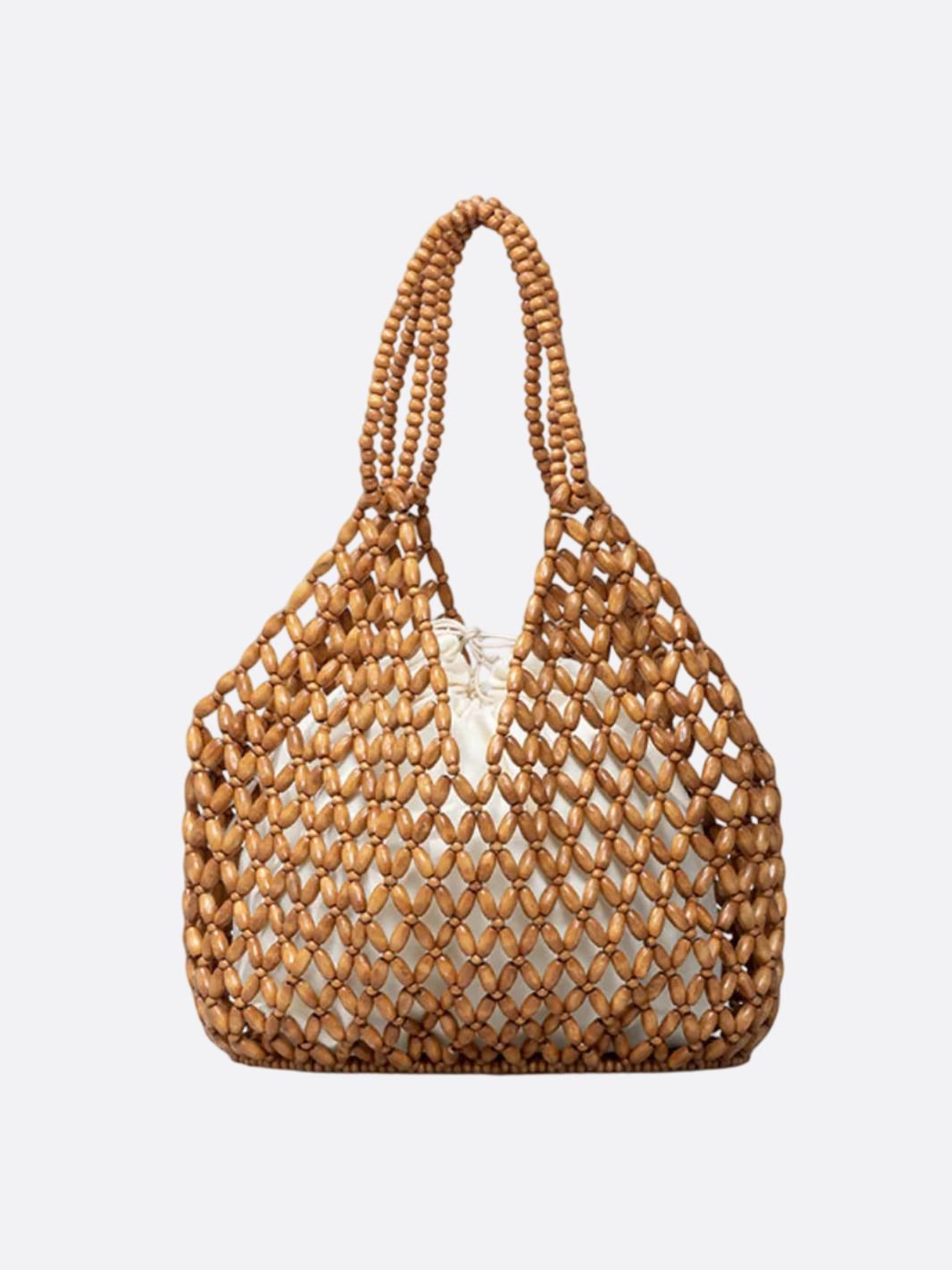 sac perle marron