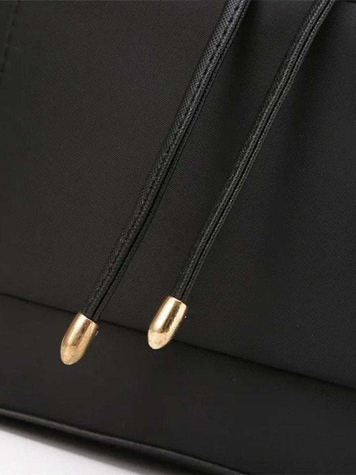 Canvas bucket bag