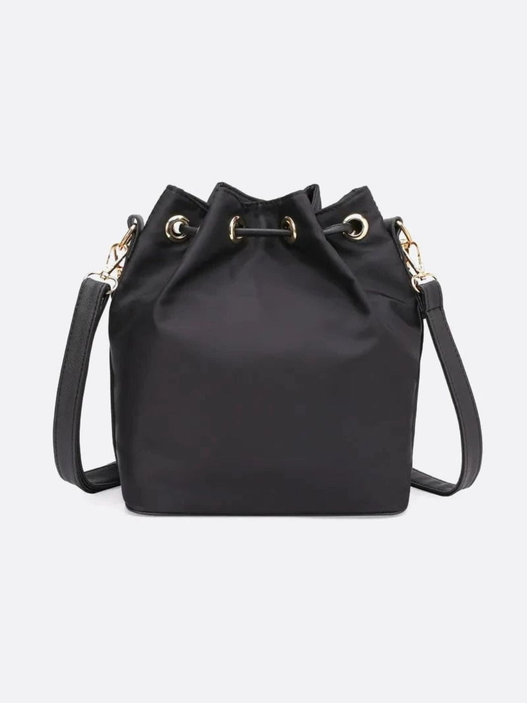 Canvas bucket bag